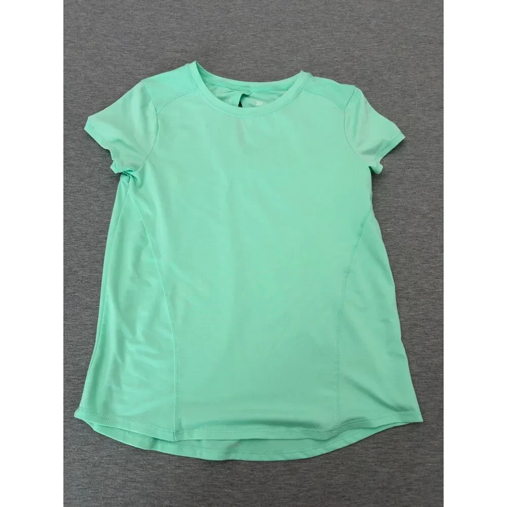Girls Mint Green Tennis Skort Med And Large Keyhole Back Top Set Tennis Core